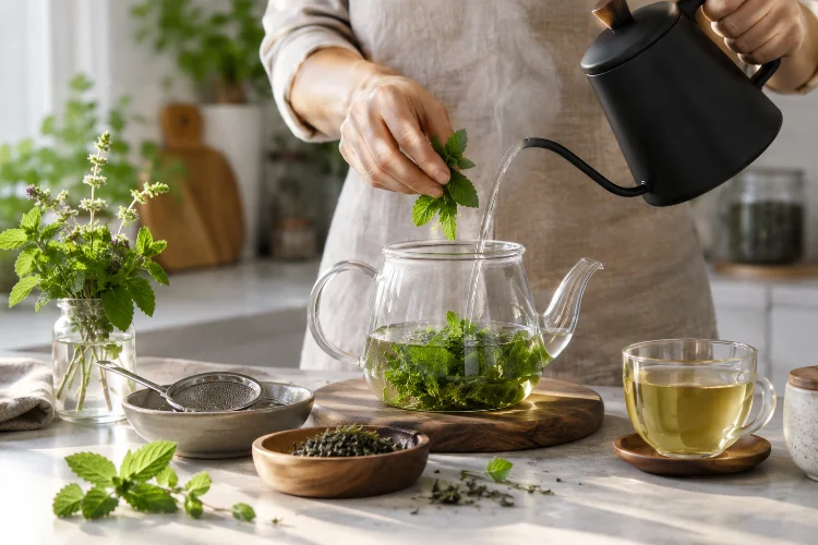 Simple Steps for Preparing a Basic Herbal Leaf Infusion